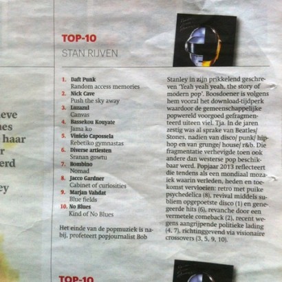 Trouw – Jaaroverzicht top 10